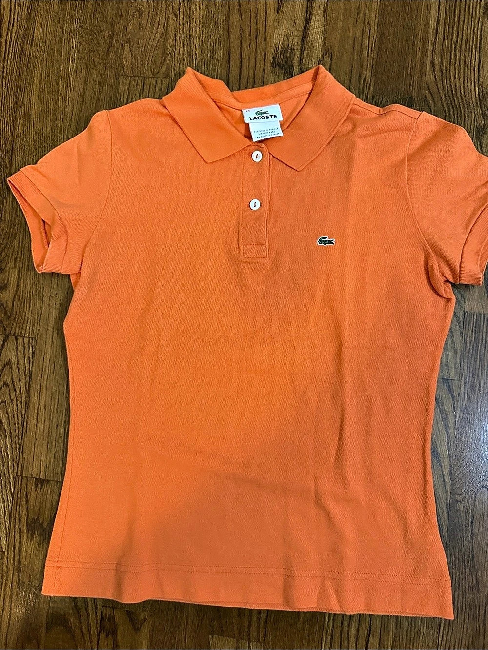Lacoste slim fit polo Orange Size 40